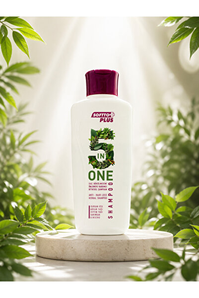 Softto Plus 5 σε 1 φυτικό σαμπουάν για την πρόληψη της τριχόπτωσης και την εν...