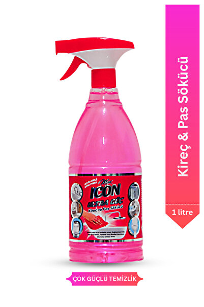 MAX ICON Ultra Güç Kireç ve Pas Sökücü 1000 ml – Banyo Mutfak İçin Etkili Tem...