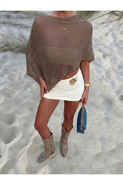 moda mh Μποέμ Χαλαρό Κομψό Πλεκτό Καλοκαιρινό Τοπ