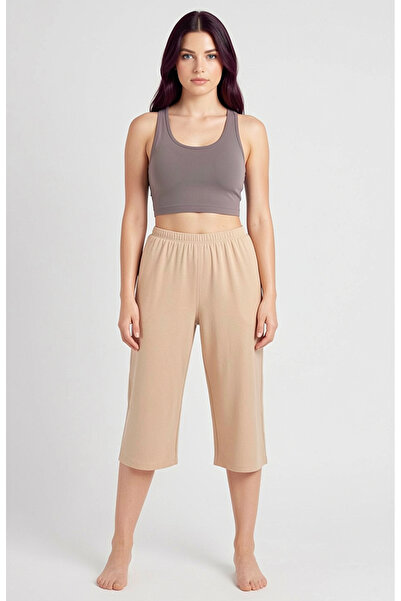 By Piera 100% βαμβακερό γυναικείο παντελόνι σε σχήμα εσώρουχου Χρώμα δέρματος...