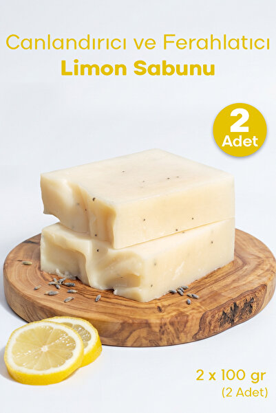 SabunStore Limon Sabunu El Yapımı Doğal Katı Sabun 2'li Set 100g x 2