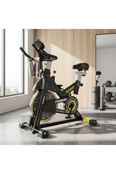 MY LIFE FITNESS AM1100 دراجة تمارين ثابتة – مقاومة قابلة للتعديل – شاشة 5 وظا...