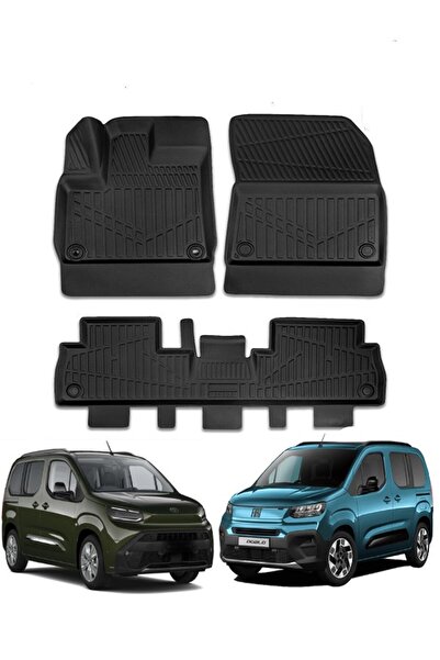 RICH OTO PASPAS Fiat Doblo Proace City 3D Havuzlu Paspas 2024 2025 2026 MODEL...