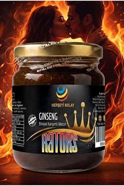 Herşeyi Kolay Ginsengli Macun 240gr Keçiboynuzu Çalşır Kökü Ratorss Macunu Ku...