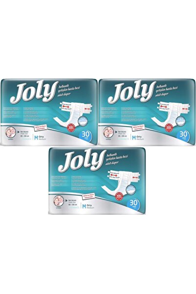 Jolly Joly Yetişkin Bezi Bel Bantlı M - Orta - Medium 90 Adet