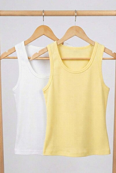 COTENCONCEPT 2 τεμάχια Μπλουζάκι με κορδόνια και λουράκια από μείγμα βισκόζης