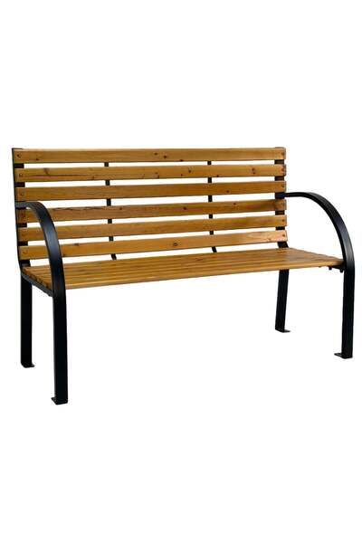 MAPROFI Banca de Gradina AURA, MAPROFI, 122x80x60 cm, 2 locuri, Speteaza Soli...