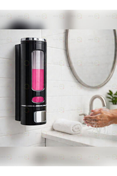 MAİN SHOP 1 Τεμάχιο Μαύρο 400 ml Χειροκίνητο Σαμπουάν Υγρό Θήκη Μπάνιου, Κουζ...