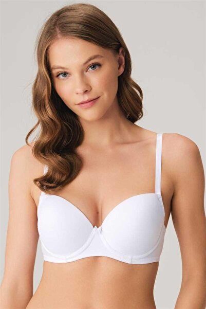 Mariposa Secret حمالة صدر يومية على شكل تي شيرت مبطنة وداعمة مع أشرطة قابلة ل...