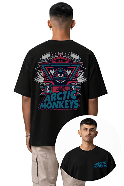 Fuddy Moda Μπλουζάκι με στάμπα Arctic Monkeys Back, Ανδρικό-Γυναικείο Μπλουζά...