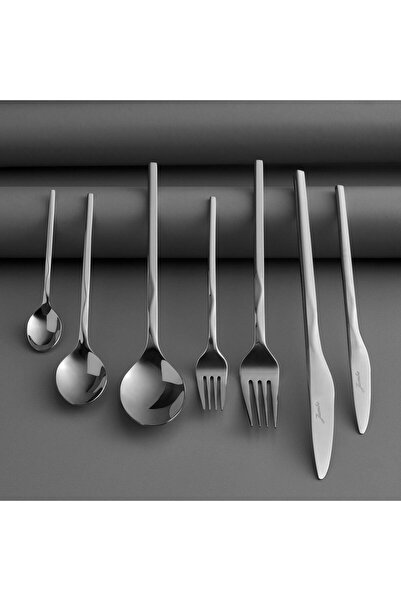 Jumbo Fluctus 84 Piece 12-Person Steel Cutlery Set