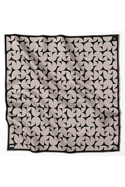 Belli Μεταξωτό μαντήλι Twill - 4117-84 Stone Black