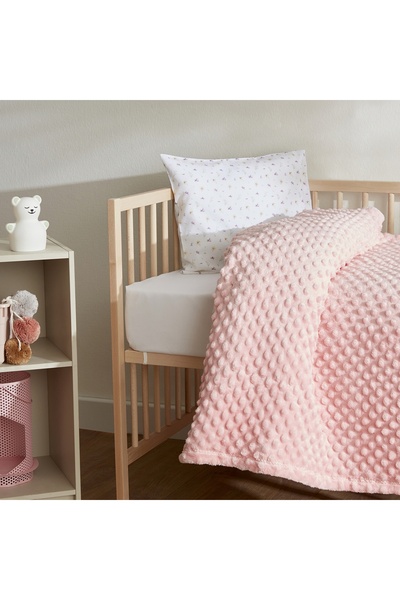 Karaca Home Βρεφική κουβέρτα Lily Pink Bud 90x110 εκ.