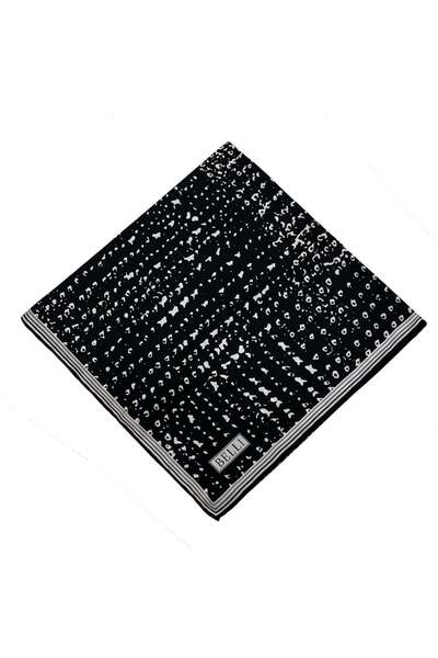 Belli Μεταξωτό μαντήλι Twill - 4029-50 Μαύρο και Λευκό