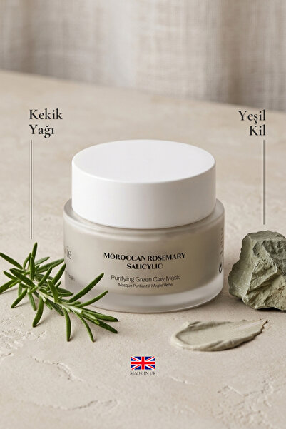Flanerie Moroccan Rosemary Salicylic Arındırıcı Yeşil Kil Maskesi