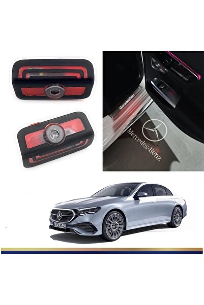 Genel Markalar Mercedes E-Serisi W214 Kapı Altı Hayalet Logo Orjinal Lazer Led