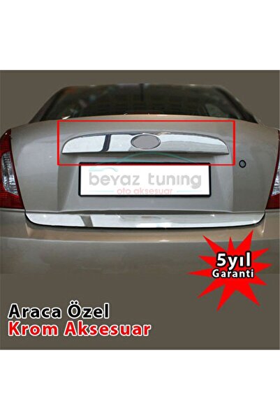 Niken Hyundai Accent Era Bagaj Çıtası Kromu Nikelajı