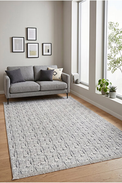 Valery Home Arya Çift Taraflı,Katlanabilir,Yıkanabilir,Yüksek Kalite Pamuk Salon,Oturma Odası,Balkon Kilim