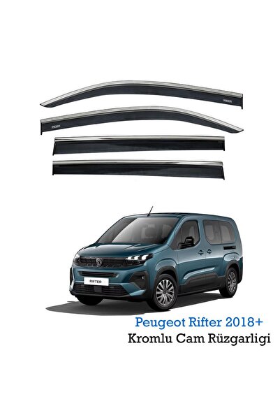 Niken Peugeot rifter cam rüzgarlığı kromlu 2019+