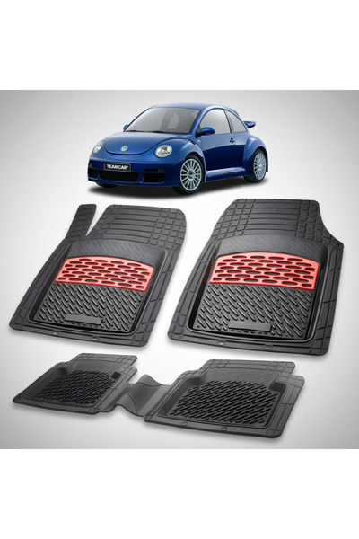 TEAMCAR Πατάκια Χαλάκια Τύπου Πορτμπαγκάζ Συμβατά με Volkswagen New Beetle 19...
