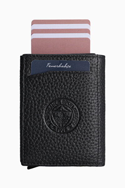 Fenerbahçe Mechanical Men's Wallet (6Ehmg.15101 - 626) - Black