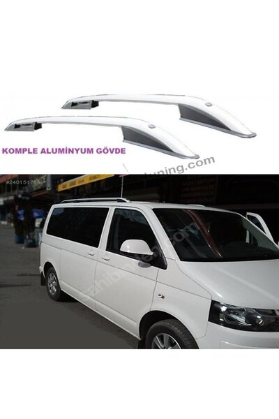 beyaztuning Volkswagen Transporter T5-T6-T7 Üst Port Bagaj Tavan Çıtası Gri