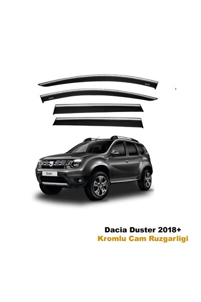Niken Kromlu Cam Rüzgarlığı Dacia Duster 2018-2023 ile uyumlu