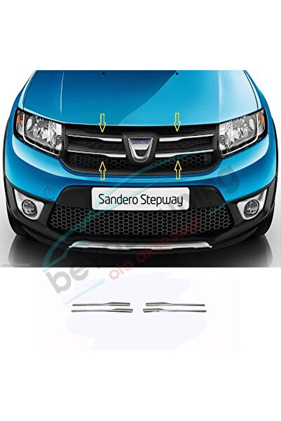 Niken Dacia Sandero Ön Panjur Kromu Nikelaj 2013 Sonrası