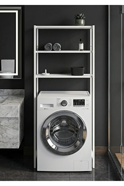WANDOO Banyo düzenleyici raf çamaşır makinesi üstü dolabı 3 katlı banyo rafı ...