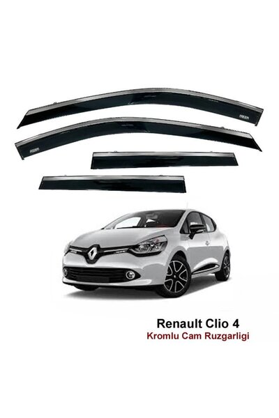 Niken Renault Clio 4 Kromlu Cam Rüzgarlığı