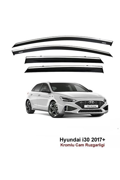 Niken Hyundai i30 Kromlu Cam Rüzgarlığı 2017 Sonrası