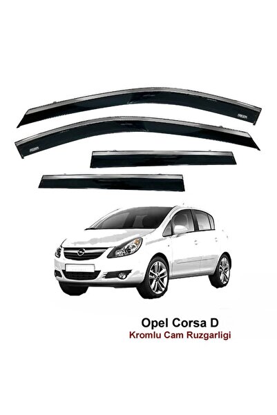 Niken Opel Corsa D Kromlu Cam Rüzgarlığı