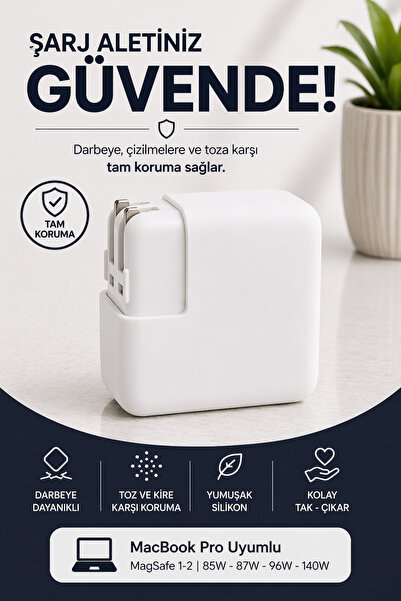 Mcstorey Şarj Aleti Kılıfı 85W - 87W - 96W - 140W Macbook Pro Magsafe 1-2 ile...