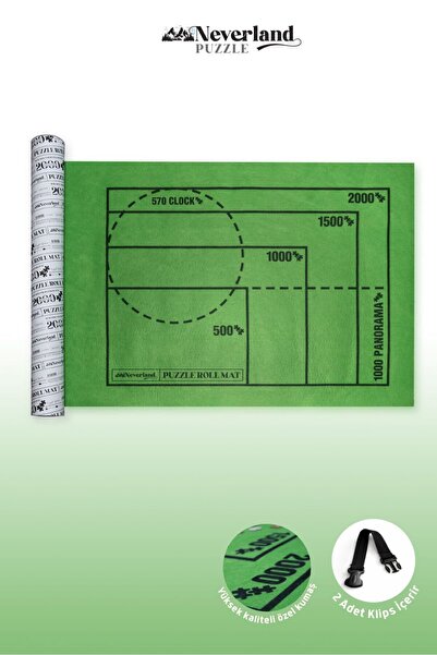 Neverland Puzzle Halısı 2000'lik - 130x85cm (Puzzle Roll Mat)