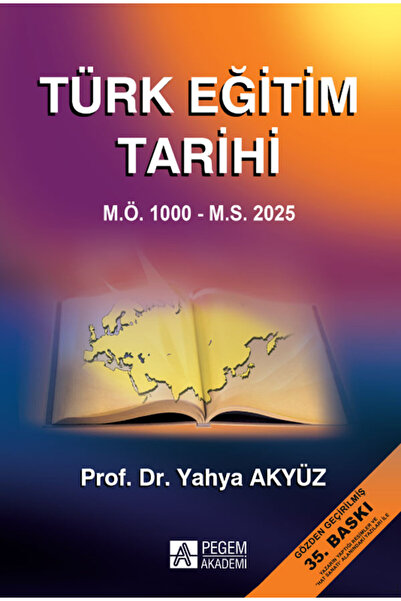 Pegem Akademi Yayıncılık Türk Eğitim Tarihi