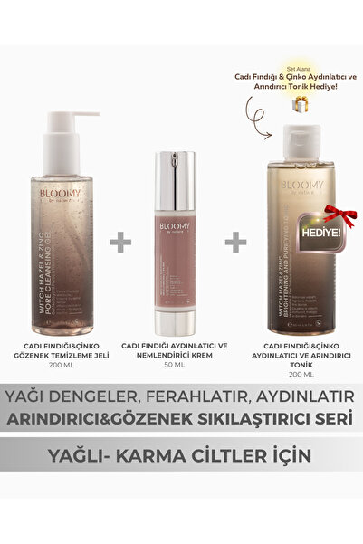 Bloomy by Nature CADI FINDIĞI ARINDIRICI & GÖZENEK SIKILAŞTIRICI SERİ