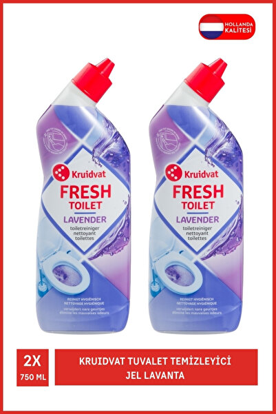 Kruidvat Tuvalet Temizleyici Jel Lavanta 750 Mlx2