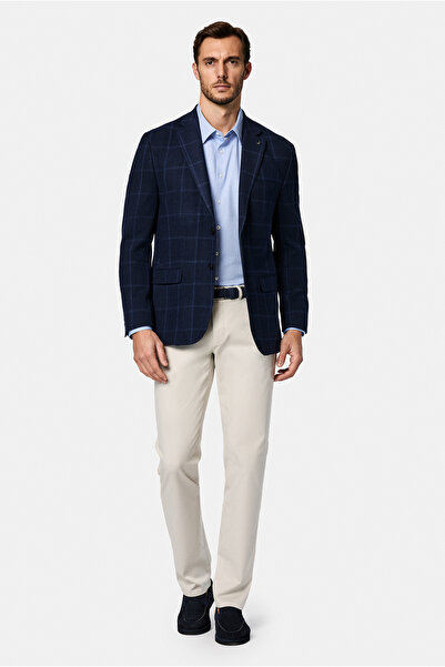 Abdullah Kiğılı 6 Drop Regular Fit Standard Cut ελαστικό ύφασμα Παντελόνι από...