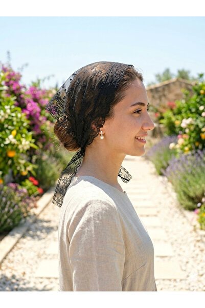 Mufincollection Μαύρη δαντελένια μπαντάνα – Κομψό αξεσουάρ για τη μέση