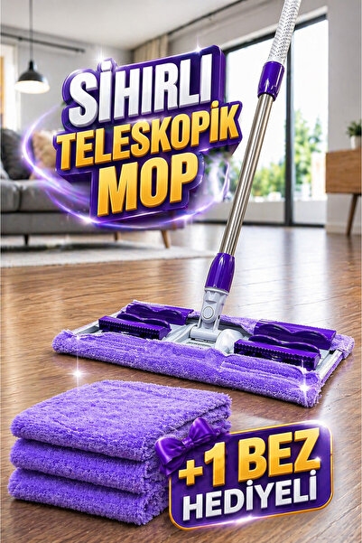 Trend Marketi Sihirli Teleskobik Mop (+1 Bez )