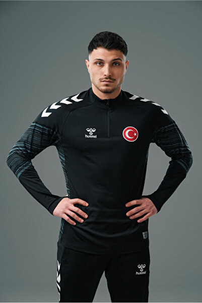 hummel National Team Line Training Tracksuit Top Black