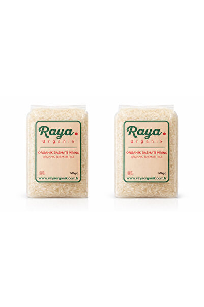 Raya Organik Organik Basmati Pirinç 2’li Set (2 x 500 gr Toplam 1 kg)
