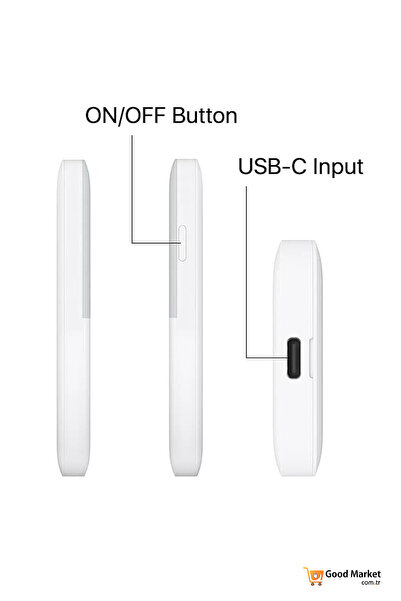 Huawei 4G Mobile WiFi 5 Router – Taşınabilir Modem, 16 Cihaz Bağlantı, 150 Mbps, Uzun Pil Ömrü, Beya