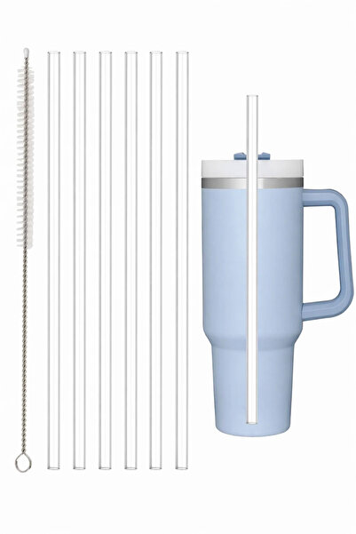 Stanley Quencher 6-Piece 1.18 and 0.88 Compatible 6-Piece Thermos Straws – wi...