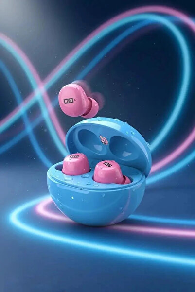 BT21 Lisanslı Kablosuz Bluetooth TWS Kulaklık T310 Cooky 17,1 cm