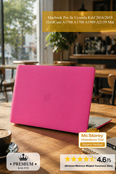 Mcstorey Macbook Pro ile Uyumlu Kılıf 2016/2019 HardCase A1706 A1708 A1989 A2...