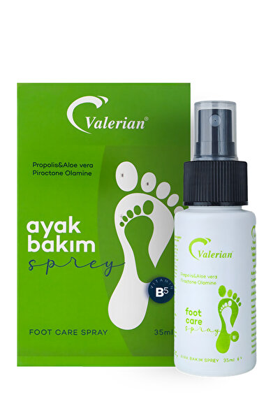 Valerian Ayak Koku ve Mantar Spreyi – Propolis & Aloe Vera İçerikli Bitkisel ...