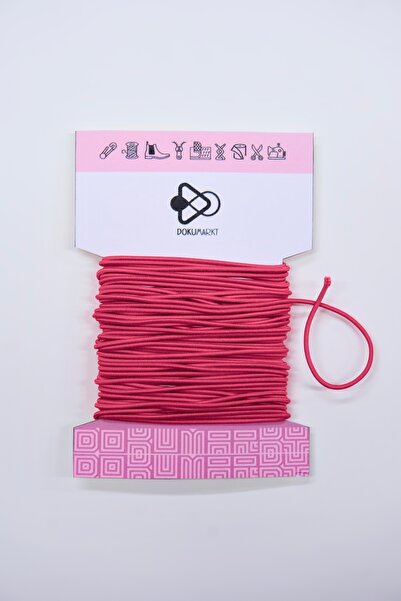 Dokumarkt Λεπτό στρογγυλό λάστιχο 1,5 mm - Λάστιχο κορδόνι - Λάστιχο αξεσουάρ...