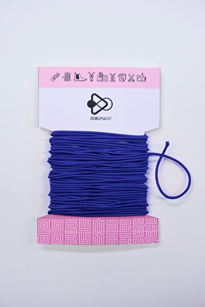 Dokumarkt Λεπτό στρογγυλό λάστιχο 1,5 mm - Λάστιχο κορδόνι - Λάστιχο αξεσουάρ...