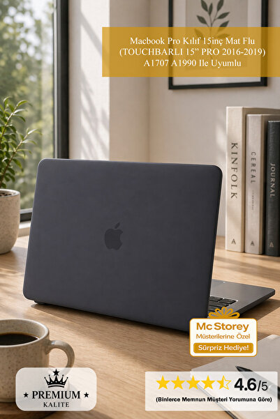 Mcstorey Macbook Pro Kılıf 15inç Mat Flu (TOUCHBARLI 15" PRO 2016-2019) A1707...